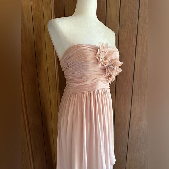CITY STUDIOS Juniors' High Low Peach Dress - Picture 3 of 7